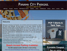 Tablet Screenshot of flypanamacityparasail.com